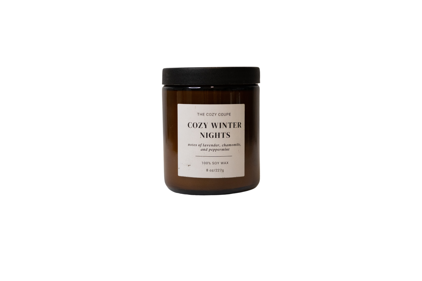 Cozy winter nights candle