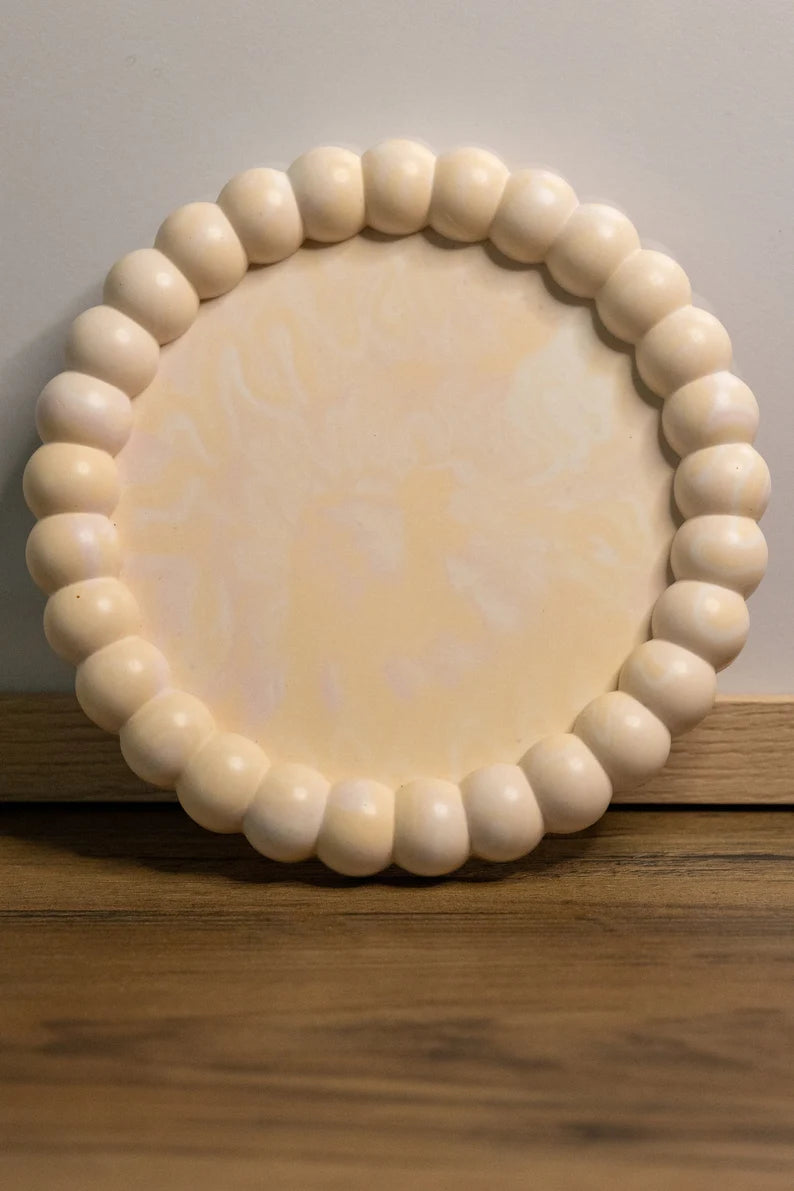 Peach Bubble Trinket Tray