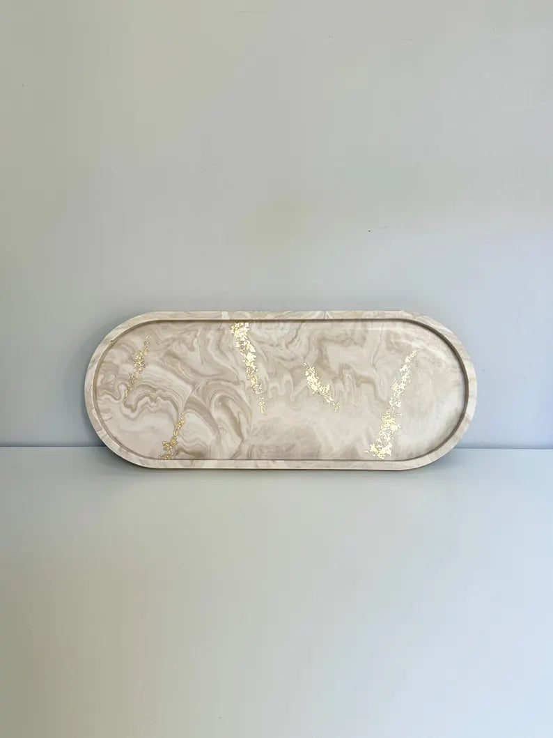 Amaya Marble Tray