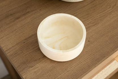 Beige Marble Bowl